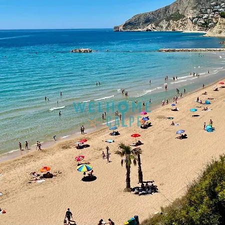 Lima Con Piscina Y Vista Al Mar Apartamento Calpe Exterior foto